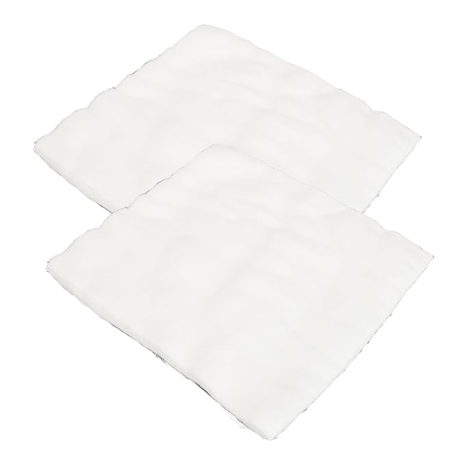 Generic Face Gauze for, Gauze Pads Gauze Strong Absorption Breathable Pure Cotton Gauze 100pcs Beauty Gauze Disposable Skin Care Cotton Pads for Spa Beauty Salon Family Use