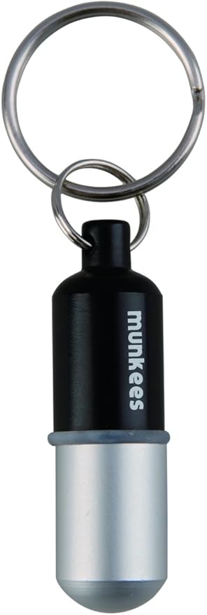 Munkees Waterproof Capsules, Watertight Accessory Case, Airtight Pill Bottle for Camping, Hiking, Backpacking, Compact Valuables Container for Outdoors