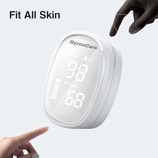 Pulse Oximeter, O2 Pulse Oximeter Fingertip and Oxygen Monitor Fingertip, Oximeter Finger Meter With Blood Oxygen Monitor and Oxygen Sensor For Adults.