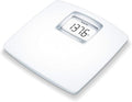 Beurer PS25 Digital Bathroom Scale for Body Weight – 400lb Capacity, Auto-Calibrate, XL Backlit Display – Glass, Precise and Accurate Body Scale