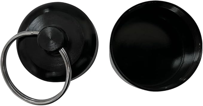2pcs Portable Pill Container Keychain Pill Holder Medicine Organizer,Aluminium Alloy Round Pill Box Organizer for Outdoor Travel Camping
