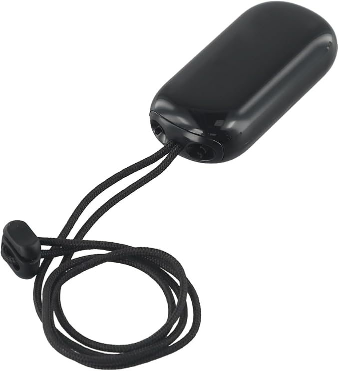 Wearable Personal Air Purifier Negative Ion Generator Hanging Neck Design USB Rechargeable 15 Hours Working Time No Cartridge Replacement Needed Air Cleaner(Black)