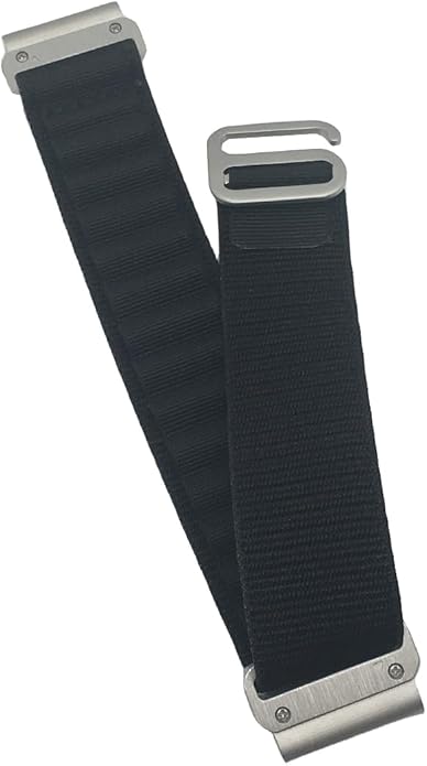 Custom Fit by Wrist Size, Small & Large Wrists, for Garmin Nylon Watch Band –– Compatible with QuickFit 20mm / 22mm / 26mm, Fenix 7, Instinct 2X, Forerunner, Epix, Tactix, MARQ, quatix, Approach