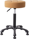 Height Adjustable Heavy Duty Stools Salon Stool Chair with Bell Glides for Home Bar Kitchen Office Shop Tattoo Lash Tech Pedicure (Camel with Bell Glides, Height 22 to 30 in)