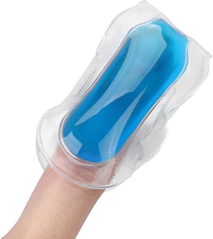 Small Cold Compress Fingers Toes Injury Soothing Swelling Gel for Children Cold Finger Gel Ice Packs Wearable Freezer Wrap Reusable 6cm