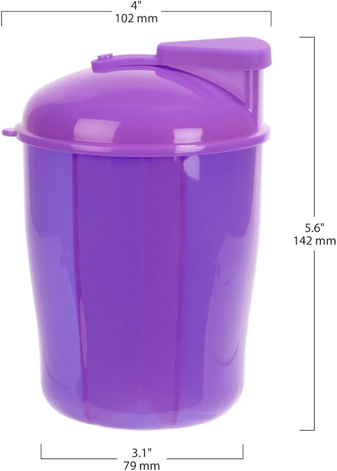 EZY DOSE Vitamin Organizer, 6 Large Compartments, 30-Day Vitamin and Medicine Storage, Keep Vitamins & Meds in Check, Easy to Use, Color May Vary, BPA Free.