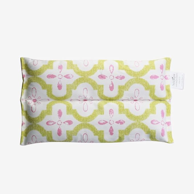 SacksyThyme Microwave Heating Pad for Pain Relief, Flaxseed & Cherry Pit Herbal Heating Pad, Hot Cold Therapy
