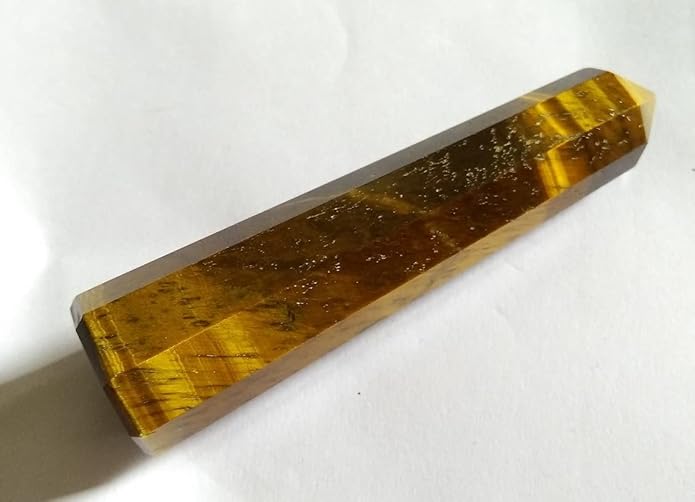 WholesaleGemShop 3 Inch Gemstones Obelisk Tower Jumbo Facet Aura Rock Crystal Natural Polished Earth Wand Spirit