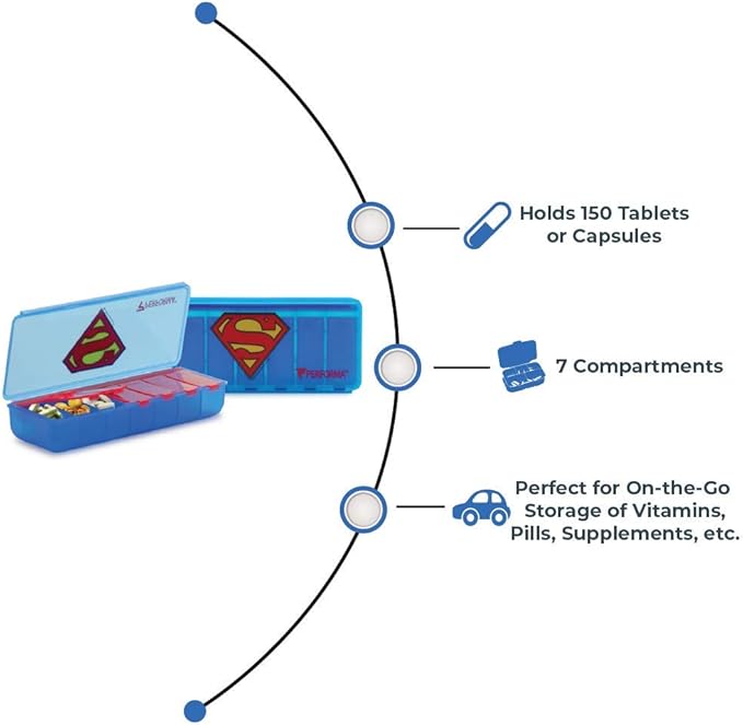 Performa 7-Day Pill Container - Original Series (Superman)