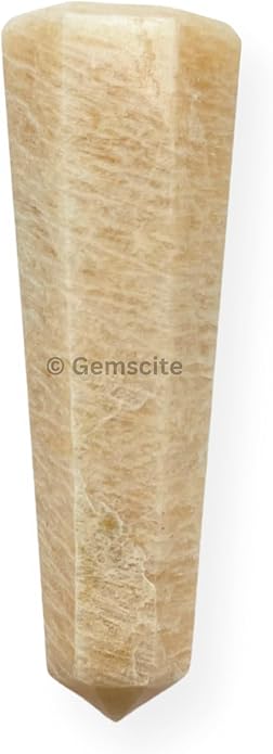 WholesaleGemShop 3 Inch Gemstones Obelisk Tower Jumbo Facet Aura Rock Crystal Natural Polished Earth Wand Spirit