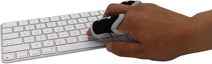 LIONTEK Single Finger Sleeve Pair - Sports Compression Finger Sleeve for BJJ, MMA, Basketball, Weight Lifting, and More