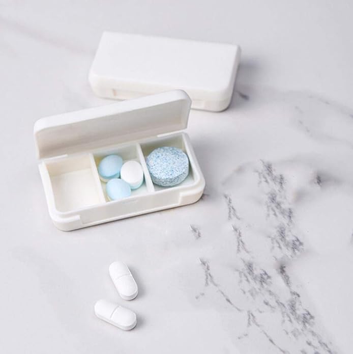 Mini Pill Medicine Box Holder Storage Organizer Container Case Portable