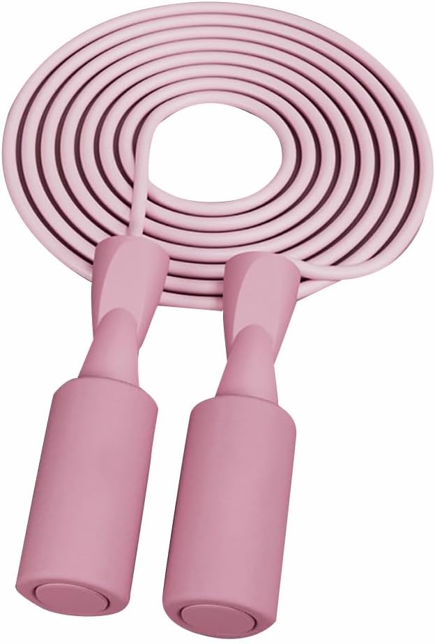 Weighted Jump Rope Without Rope Skipping Rope No Line Speed Rope Cordless For Fitness Workout Anywhere Ropeless Bod Rope for Exercise Training Beachbody Build