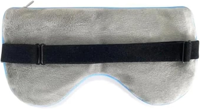 Heated Eye Compress for Dry Eyes – Reusable Microwaveable Moist Heat & Cold Compress with Hydrogel Beads – Soft Comfortable Warm Therapy for Puffy Eyes, Styes, Migraines – Sleep Mask with Pouch