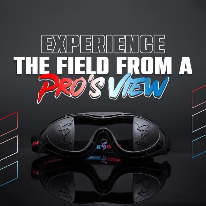 Sports Training Goggles - Ages 5 & Up | Adjustable Strap, Lightweight Design | Boosts Focus, Reaction Time & Performance for Baseball, Softball, Basketball, Football, Hockey, Lacrosse & Soccer