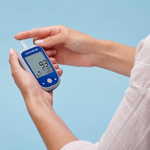 Medline EvenCare G2 Blood Glucose Test Strips, Self-testing with G2 Monitoring System, 6 Second Results, 50 Count System, 6 Second Results, 50 Count
