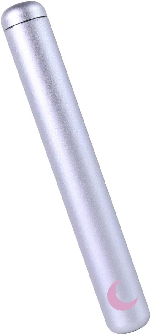 Brando Moon Small Metal Tube Case Container - Airtight Water Proof - Perfect Smell Proof Case to keep Coffee Fresh While Traveling 4.5” (Silver)