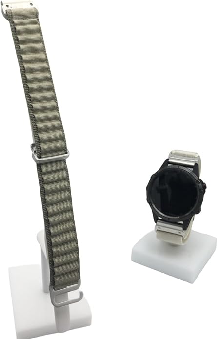 Custom Fit by Wrist Size, Small & Large Wrists, for Garmin Nylon Watch Band –– Compatible with QuickFit 20mm / 22mm / 26mm, Fenix 7, Instinct 2X, Forerunner, Epix, Tactix, MARQ, quatix, Approach