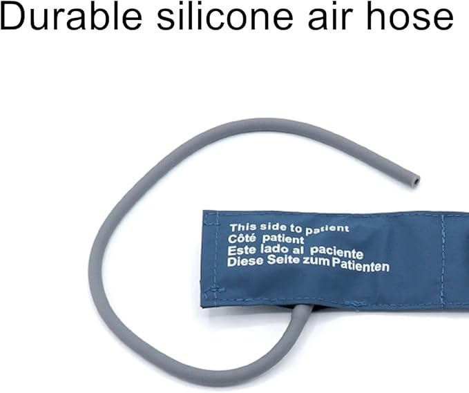 NIBP PU Cuff with BP12 Connector for Neonate 6-11cm, Reusable Single Tube Replacement BP Cuff with Inner Airbag for Blood Pressure Monitor Machine