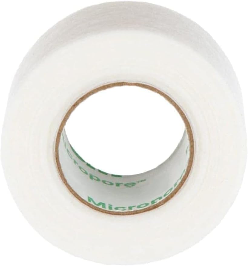 BB Micropore Tape 1530-1 (3 Rolls) 1 inc x 10 Yards, White