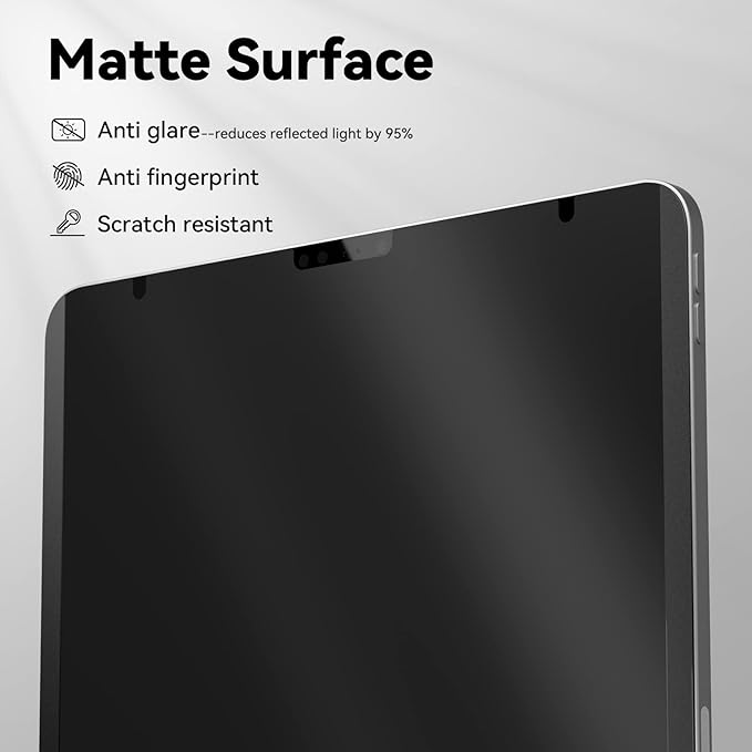 Magnetic Privacy Screen Protector Compatible With iPad Air 5th 4th Generation 10.9 Inch & iPad Pro 11(2018/2020/2021/2022), Removable Anti Blue Light Glare Spy Private Filter Black Security Screen Cover