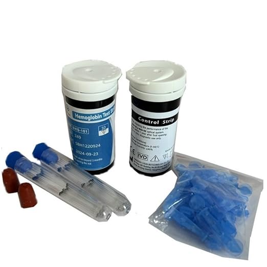 Hb Hemoglobin Test Meter Hemoglobin Meter Hemoglobin Analyzer Hemoglobin Test Kit + 75 Strips