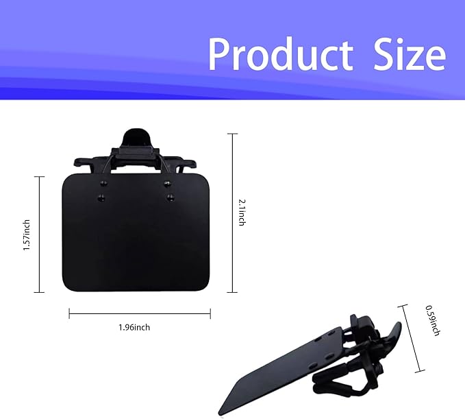 2 Packs International Standard Shooting Glasses Blinders Occluder Clip Patch