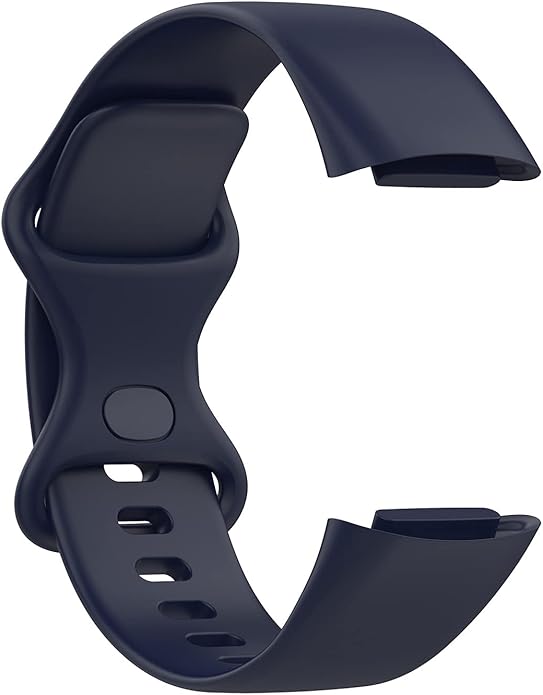 Compatible Soft Silicone Bands Sports Wristbands Replacement for Fitbit Charge 5&Charge 6 Advanced Fitness & Health Tracker Accessories Small/Large Watchbands