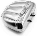 Silver Classic Purse Shaped Pocket Purse Portable Travel Pill Box & Medicine Organizer (1 Large Compartment)