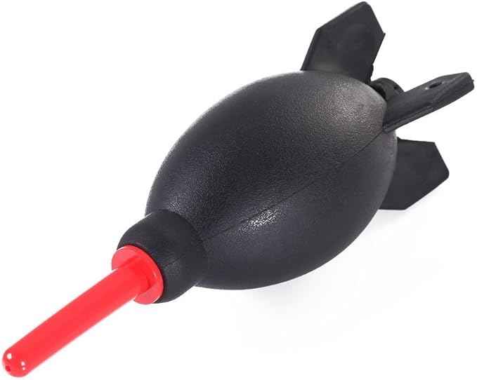 FOTGA Rocket Cleaning Air Blower Pump Dust Cleaner for Camera LCD Screen Computer Keyboard Digital SLR Camera Telescope Lens Filters Musical Instruments (Red)