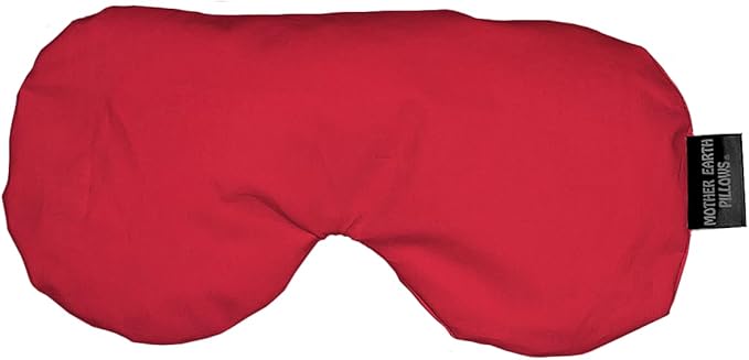 Mother Earth Pillows Sinus Flax Pillow for Natural Relief (Red - No Herbs Added)