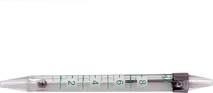 ResOne Standard Liter Meter Pen: Measure Oxygen Flow Rates Up to 8 LPM - Compact Oxygen Flow Meter for Quick, Precise Flow Checks