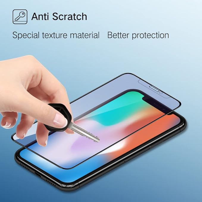 PERFECTSIGHT Anti Blue Light Tempered Glass Screen Protector Compatible with iPhone 11, iPhone XR 6.1 inch, Blue light Blocker, HD Clear Eye Protection, Easy Installation with Alignment Frame (1 Pack)