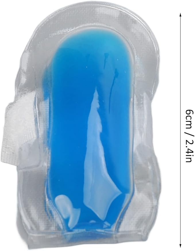 Small Cold Compress Fingers Toes Injury Soothing Swelling Gel for Children Cold Finger Gel Ice Packs Wearable Freezer Wrap Reusable 6cm