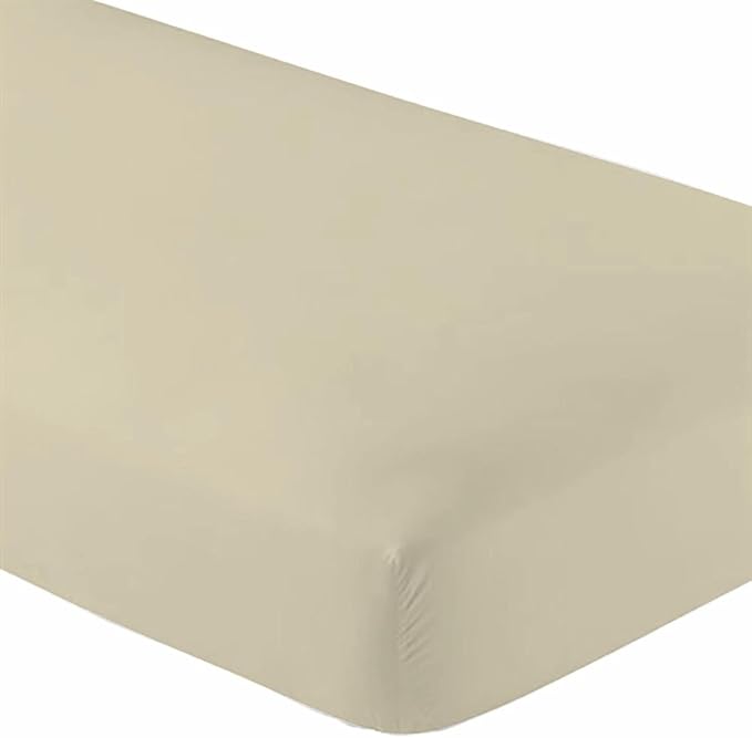 4 Pack Fitted Hospital Bed Sheets with Elastic All Around for a Double Brushed Ultra Soft Breathable 100% Microfiber Sheets, 36” x 84” x 12”