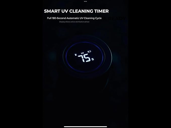 BeLive Smart Water Bottle, Black, Digital Hydration Tracking, Live Without Limits Collection