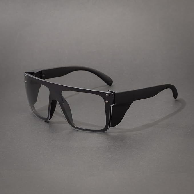 Photochromic Anti Bluelight UV400 Auto-Darkening Clear to Smoke Lens Transitional ANSI Z87.1 Safety SunglassesGlasses