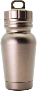 Waterproof Aluminum Pill Holder with Keychain Outdoor Medicine Bottle Seal First Aid Drug Holder