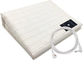 Conductive Grounding Sheet Queen10% Silver Fiber Organic Cotton Grounding Sheets with 15ft Cable for Better Sleep Increase Energy 60x80in