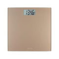Taylor Digital Scale for Body Weight, 400 LB Capacity, Durable Glass Platform 11.8 x 11.8 Inches, Easy Read 3.2 x 1.5 In Display, Offering Daily Use in Homes for Enhance Performance, Champagne