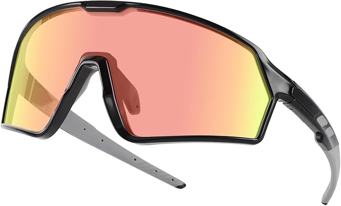 BangLong Photochromic Cycling glasses for Men Women, Clear Running MTB Sunglasses UV Protection