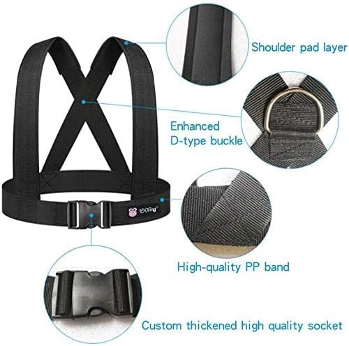 YNXing Resistance Training Rope Explosive Force Bounce Physical Training Resistance Rope Improving Speed, Stamina and Strength