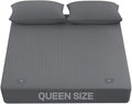 LuxeCraft Grounding Fitted Sheet – Organic Cotton & Silver Fiber | Breathable, Skin-Friendly | 15" Deep | Includes Tester Pen, Wristband, Eye Mask & Cord, Queen Size (Grey)