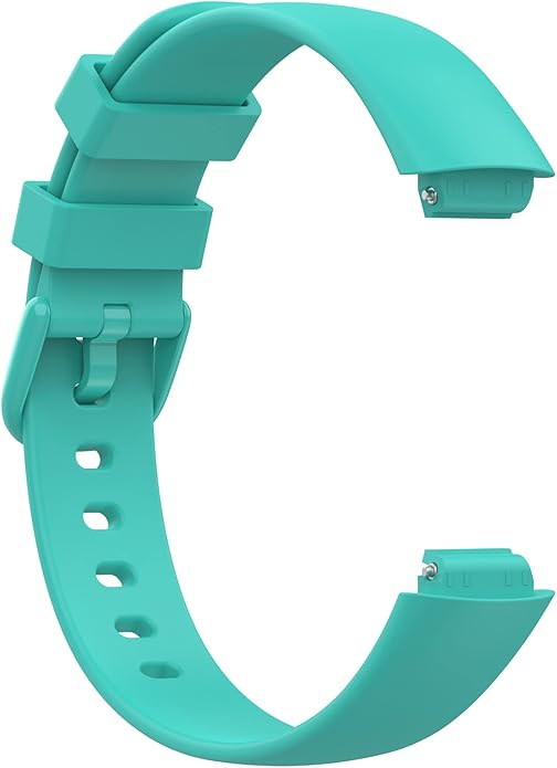 Sporty Wristbands Compatible with Fitbit Inspire 3 Health Tracker Replacement Accessories Soft Silicone Watch Bands for Inspire3 Fitness Tracker S/L