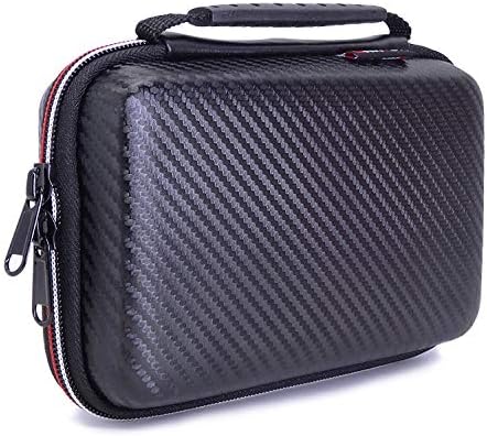 Hard Shell Diabetic Supplies Travel Case Diabetes Testing Kit Organizer Bag for Blood Sugar Test Strips, Glucose Meter, Lancets, Lancing Device, Medication, Pills, Insulin Syringes,Pens Needles(Black)