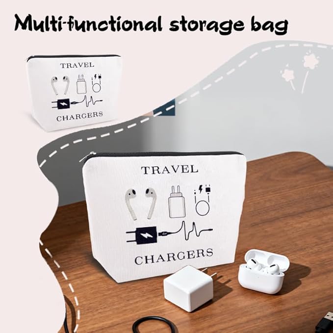 Elastic Silicone Cable Straps Cord Organizer Anti Loss Charging Cable Organizer Bag Pouch Travel Data Cable Protector Cover Charge Cord Tie Wraps Protection Portable Earphone Plug Charger Storage Bag