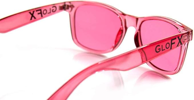 GloFX Baker-Miller Pink (Rose) Color Therapy Glasses | Chromotherapy Mood Boosting Glasses