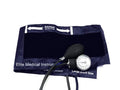 EMI Aneroid Sphygmomanometer Manual Blood Pressure Navy Large Adult Cuff (Large Adult - Navy)