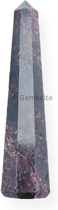 WholesaleGemShop 3 Inch Gemstones Obelisk Tower Jumbo Facet Aura Rock Crystal Natural Polished Earth Wand Spirit