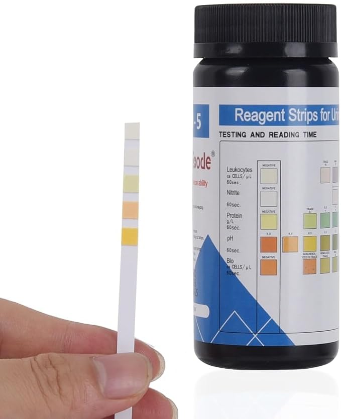 Rapid Urine Test Strips 5 Parameters, UTI Test Strips/Urinary Tract Infection Test Strips- 100 Count